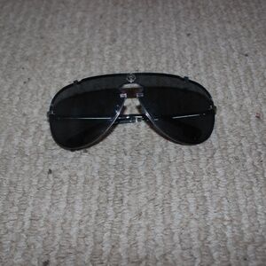 COPY - Versace Black Sunglasses+Orange Versace Watch+White Belt